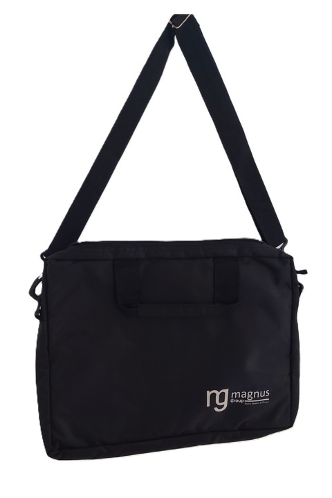 Geanta dama, dar si universala, model Magnus Chicago, culoare neagra,41 x 32 cm