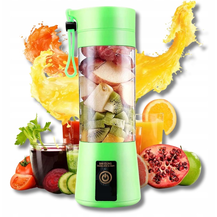 Blender de masa ZASS ZSB 15 Faded Denim, 800 W, 1.5 L, 2 viteze + functie Pulse, lama inox