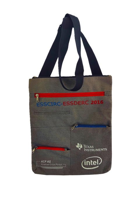 Geanta de dama si unisex de umar, model Grenoble, 35 x 29 cm, culoare gri