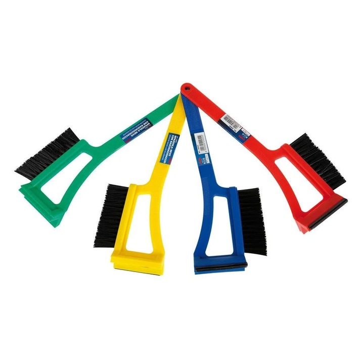 Racleta de Gheata cu Perie si Lama din Cauciuc LAMPA LAM20955, 37 cm, Culori Asortate