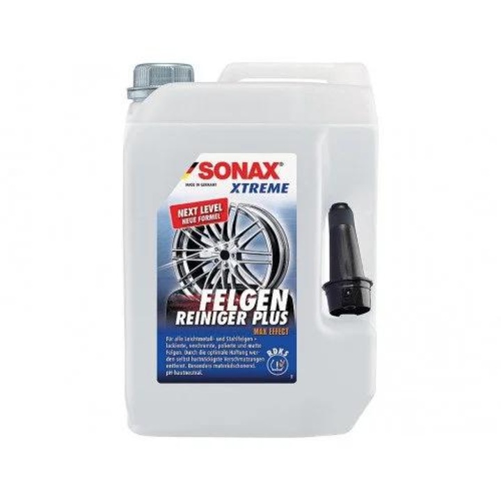 Solutie de Curatare Jante SONAX Wheel Cleaner Plus, 5 Litri, Cod 230505