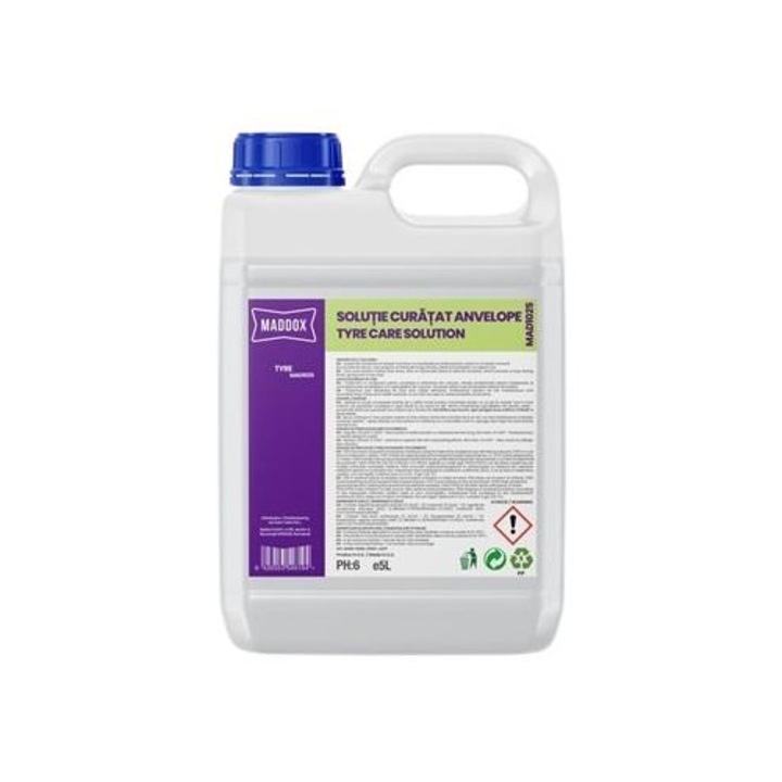 MADDOX 1025 gumiabroncs-tisztító oldat, 5 liter