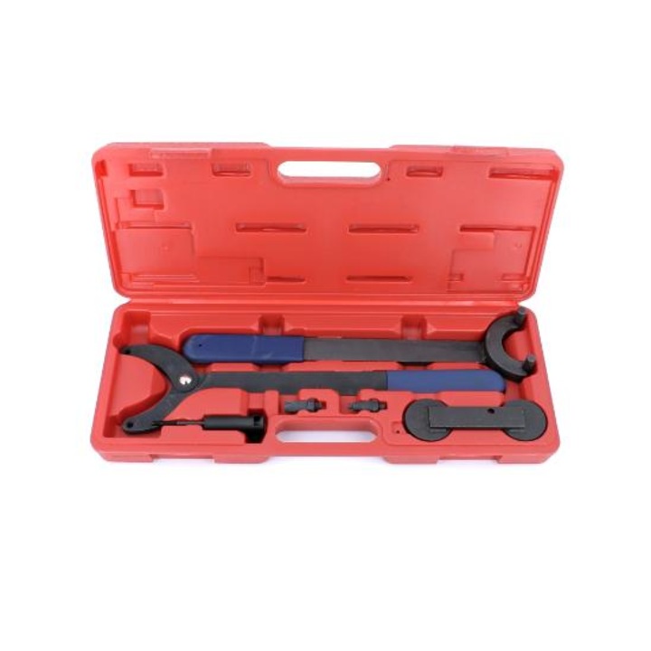 Kit de scule JBM 51502 pentru sincronizarea pinioanelor, compatibil cu motoarele VAG 1.8 Turbo si 1.6 FSI cu distributie pe lant