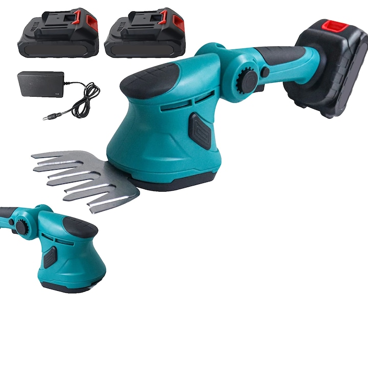 Trimmer electric, 2 baterii, design usor, lungime lama 80mm, 650W