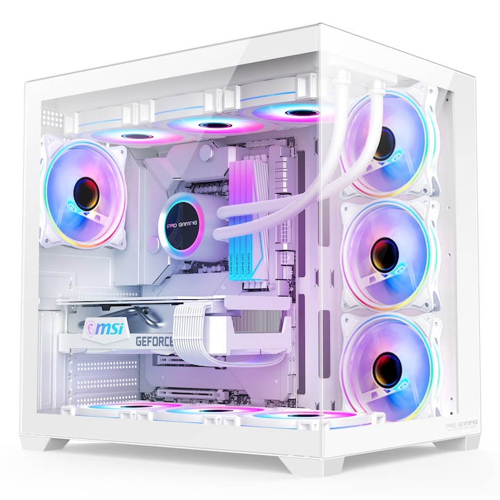 Asztali Gamer PC Rendszer, Elite, Intel Core I7 12700 akár 4.9GHz-ig, 32GB RAM DDR4, 1TB SSD, RTX 5070 12GB Videokártya, GDDR7