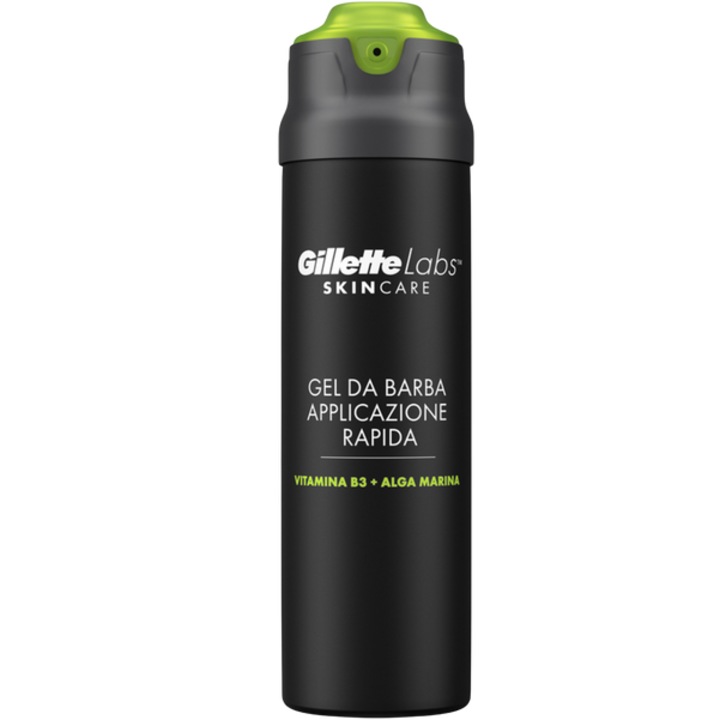 Gel de ras Gillette Labs 198 ml, cu alge marine, fara alcool, reciclabil