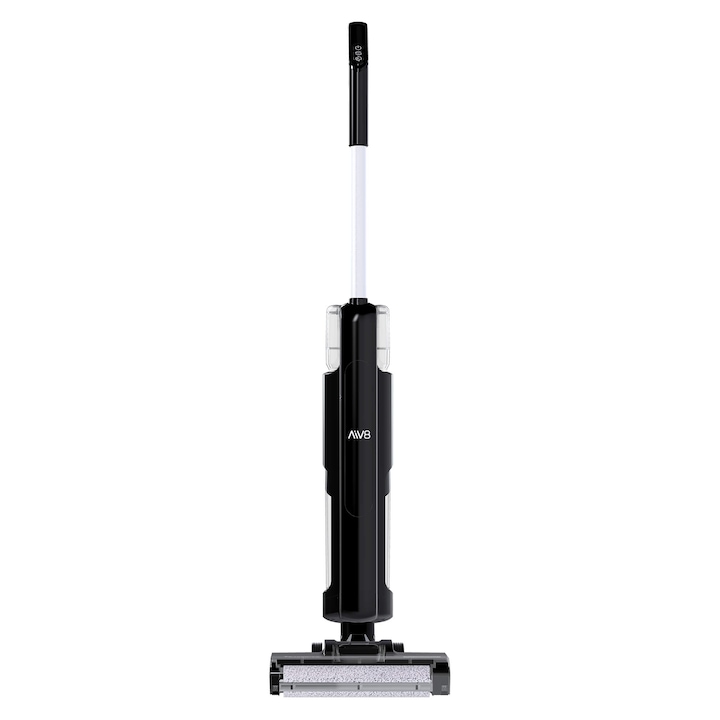 Aspirator cu mop umed/uscat TurboTronic TT-AIV8, 0.6l, baterie Li-ion, 22, 2V, 22 minute autonomie, Negru