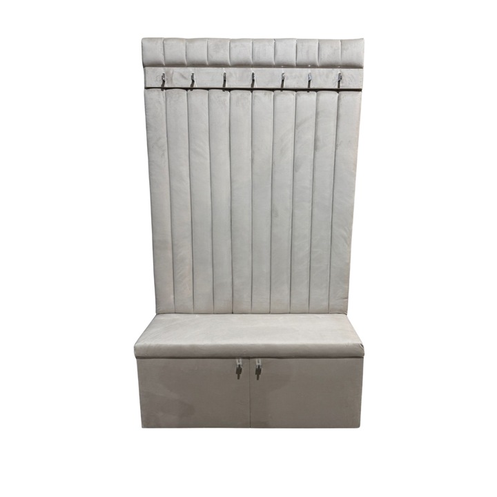 Damo cipőtartó, kárpitozott, bézs 100x200 cm