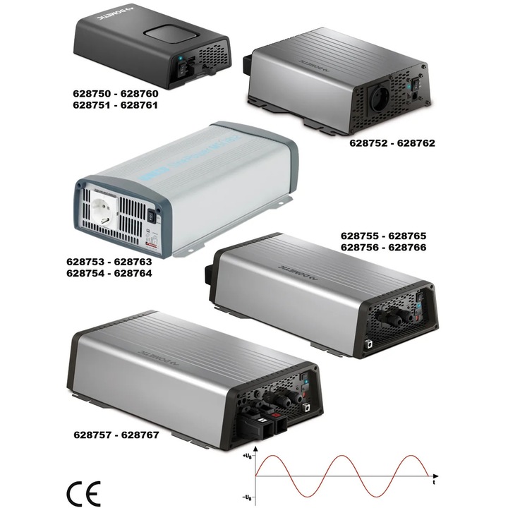 Инвертор Waeco SinePower DSP-T, 24V, 2,8-1,4A