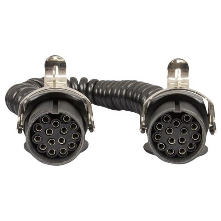 Cablu electric spiralat MVM ECC012, ADR, 15 pini, negru