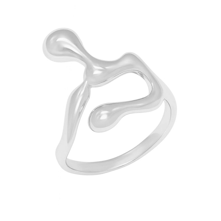 Inel Argint Liquid 17