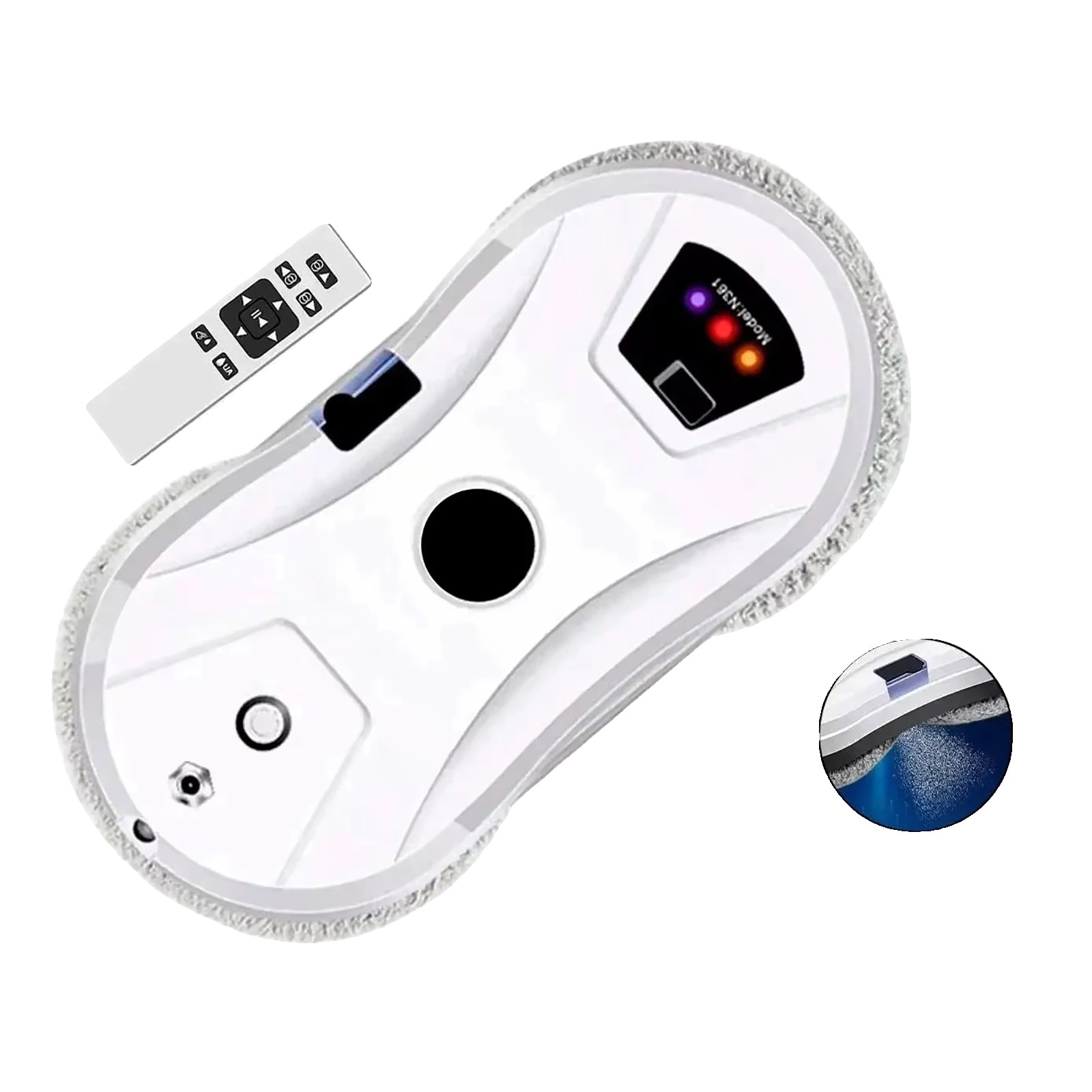 Aspirator geamuri, 5600Pa putere de aspiratie, navigare inteligenta, 4M cablu, 35ml capacitate rezervor