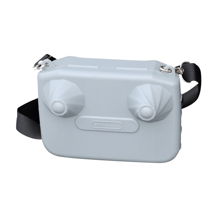 Carcasa controller Sunnylife pentru DJI RC-N1/RC-N2/RC-N3, Curea inclusa, Gri