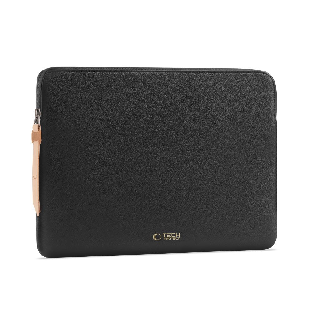 Husa Tech-Protect Fleece compatibila cu laptop 13/14 inch, Black