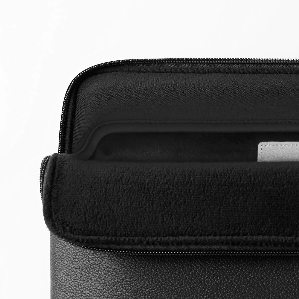Husa Tech-Protect Fleece compatibila cu laptop 13/14 inch, Black
