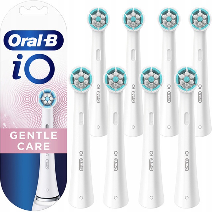Set 6 capete de periuta Oral-B iO Gentle Care, Alb