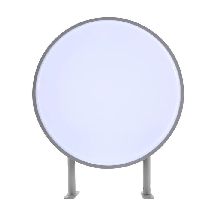 Cutie de lumina rotunda, impermeabila, montata pe perete, 20inch, alb, 50.8cm