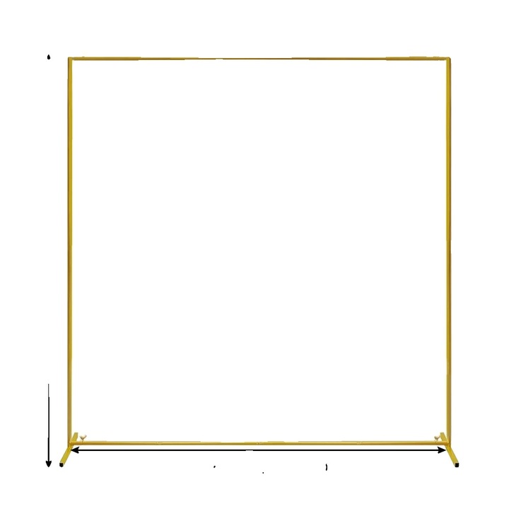 Стойка за сватбена арка, разглобяем дизайн, здрава метална конструкция, 2м х 2м, аксесоари за парти