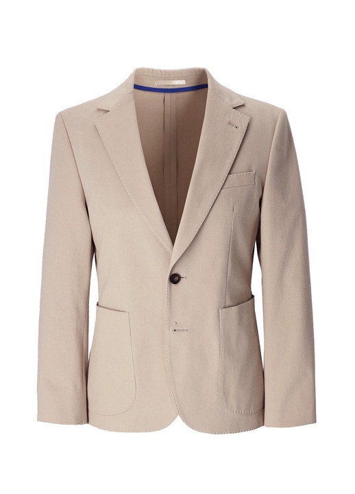 Sacou pentru barbati, Bytom, un singur rand de nasturi, bumbac/elastan, bej, 58 EU