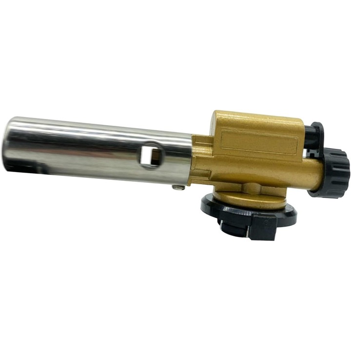 Arzator Multifunctional LEIISVK, bricheta cu torta de bucatarie cu flacara reglabila, torta profesionala pentru bucatar pentru gratar, copt, creme brûlée (gaz butan neinclus), Metal