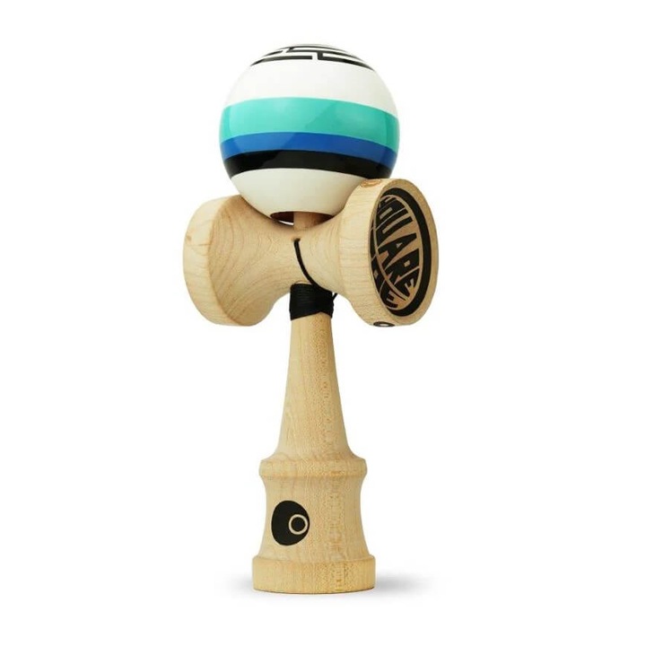Jucărie interactivă Kendama OKendama Maze 3, forma ZERO1, lemn de artar, 17cm