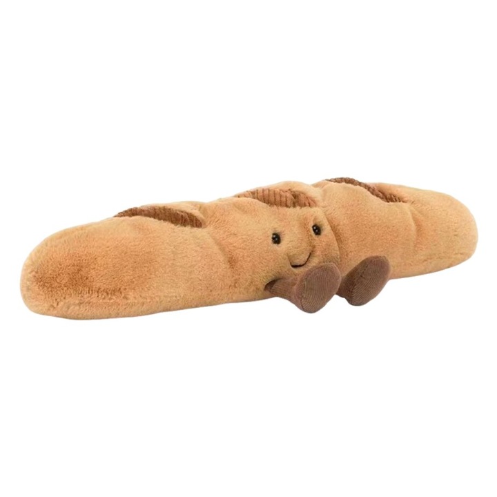Плюшена играчка Jellycat Baguette, 33 см, кафява, комплект плюшени играчки