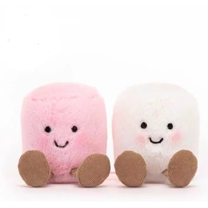 Плюшена играчка Jellycat Marshmallow, 10 см, розова