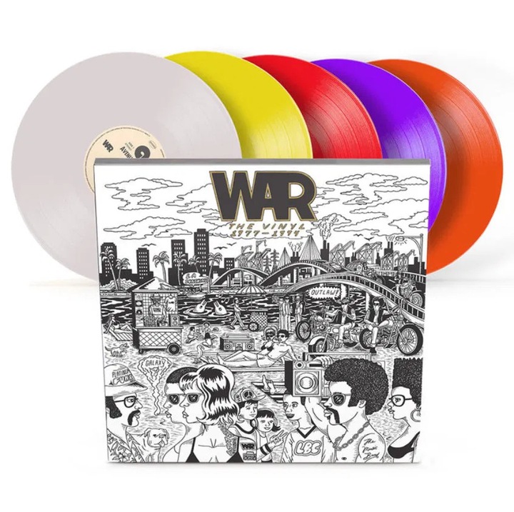 War: Vinyl 1977-1994 (RSD 2024) - set 5 LP, Hard 'n' Heavy, multicolor