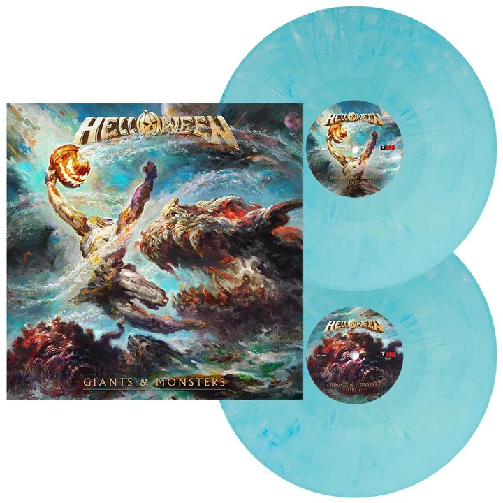 Vinyl Helloween, Giants & Monsters, 2Vinyl (LP), albastru deschis