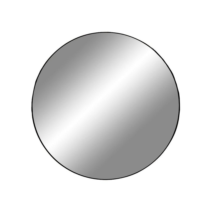 Intesi Jersey kör alakú csillár, metálfényű, fekete, 60 cm, modern, minimalista dizájn