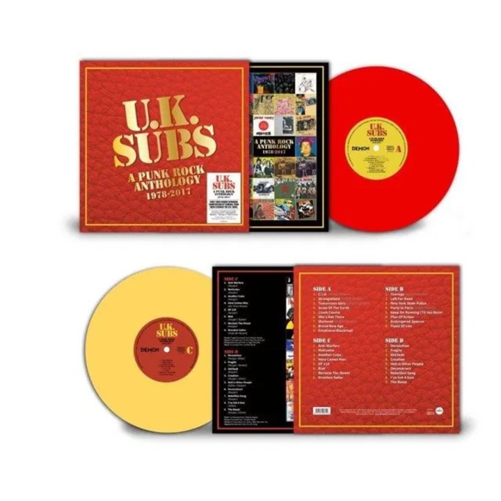 U.K. Subs: A Punk Rock anthology 1978-2017 (Coloured Vinyl) - 2Vinyl (LP) Sony Music