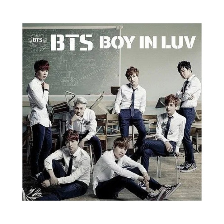 CD Boy In Luv (Regular Edition), BTS, K-pop, plastic cover