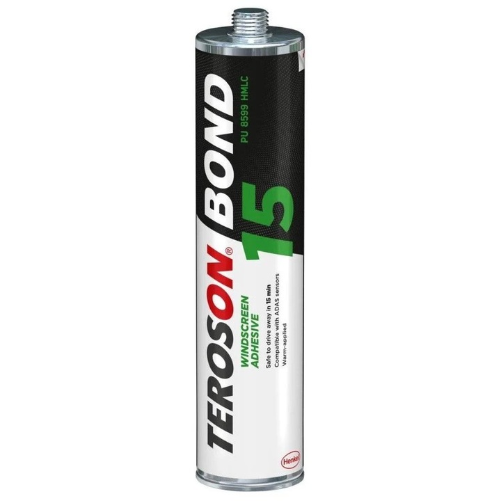 TEROSON Bond 15 szélvédőrögzítő ragasztó, 310 ml, egykomponensű poliuretán, kód: 2671190