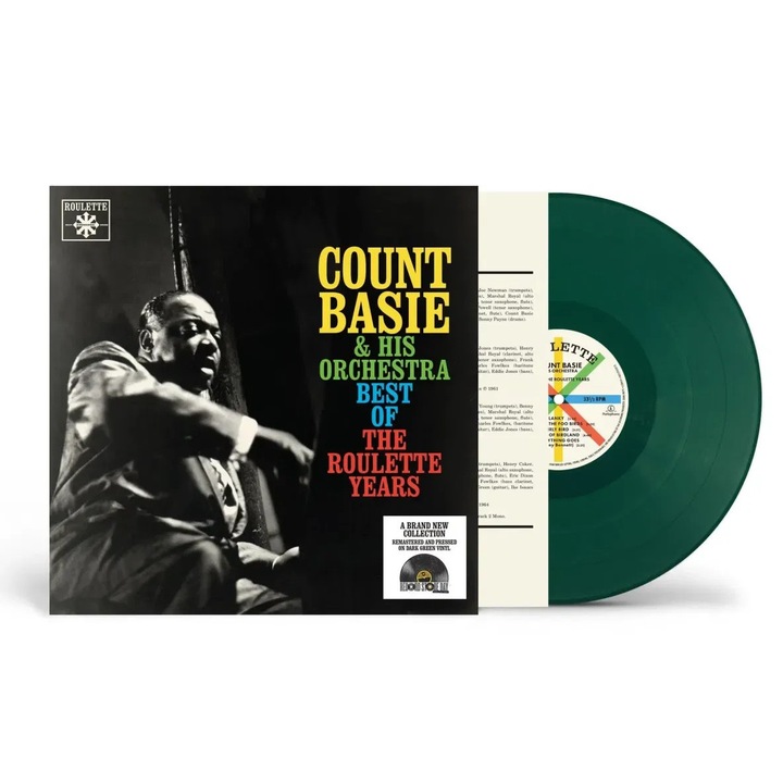 Basie Count & His Orchestra: Best Of The Roulette Years, vinil colorat verde, LP