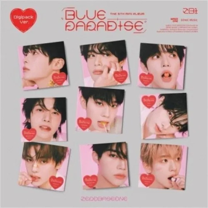 CD Zerobaseone, Blue Paradise (Digipack Version), K-pop, 1 disc, albastru