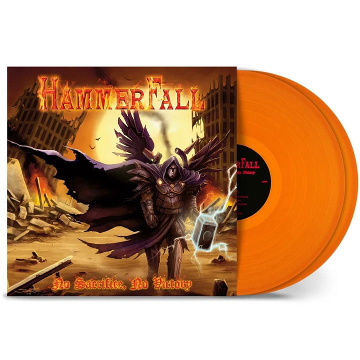 Hammerfall: No Sacrifice, No Victory, Vinyl portocaliu, 2Vinyl (LP)