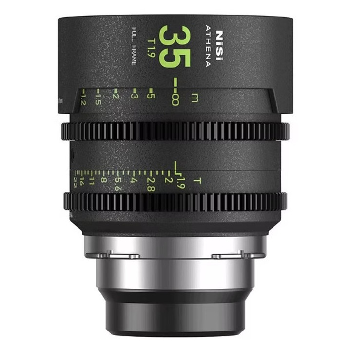 Obiectiv NiSi Cine Athena Prime 35mm T1.9, 800g, montare PL/E/RF/L/G, 77mm filtru