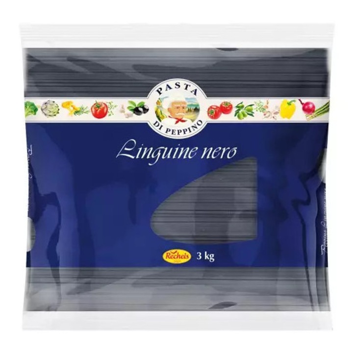 Liguine negre din grau dur, 3Kg Recheis