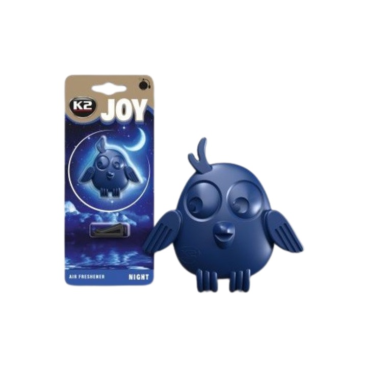 K2 JOY NIGHT V893 légfrissítő, szellőzőnyílásba szerelhető, kék, friss autóillatosító