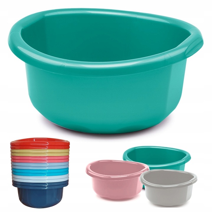 Пластмасова купа 20 л O45 см за миене УНИВЕРСАЛНА с дръжки СЕРТИФИЦИРАНА ЗА ХРАНИ