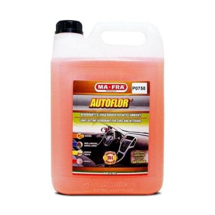 Odorizant auto lichid profesional MA-FRA Autoflor Argumix P0758MA, 5 litri, parfum citrice