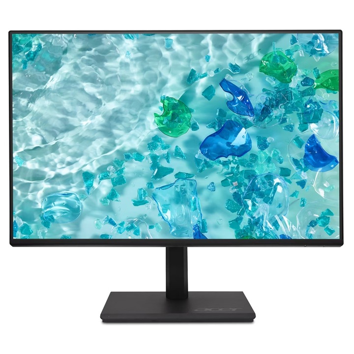 Монитор IPS LED Acer 27" B277Gb, Full HD 1920 x 1080, HDMI, DisplayPort, Високоговорители, 120 Hz, 4 ms Черен