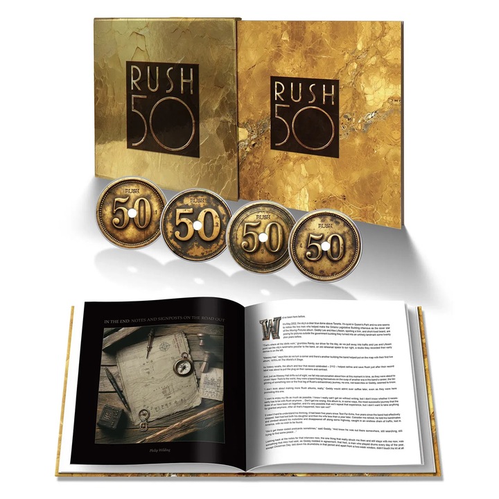 Rush 50 (Deluxe) - 4CD, Hard 'n' Heavy, Rush, set, multicolor