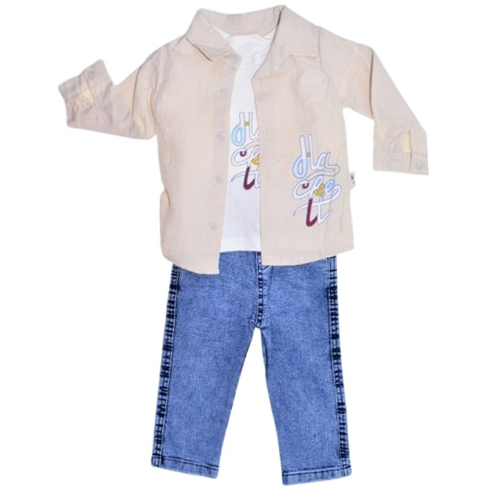 Compleu, format din 3 piese, pentru baieti, Mini Junior 6960M, Multicolor 122226