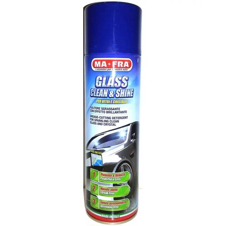 Spuma Geamuri Curatare Ma-Fra Glass Clean & Shine, 500 ml