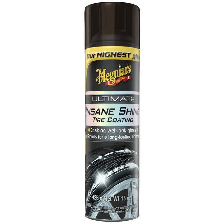 Безопасна поддръжка на гуми Meguiars Ultimate Tire Shine Coating 425 г