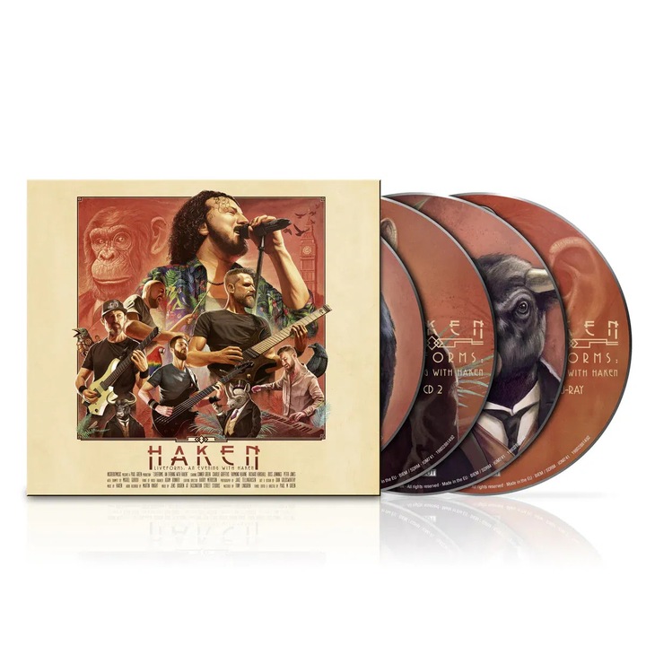 Haken: Liveforms: An Evening With Haken (editie limitata) - set 3CD+Blu-ray, Hard 'n' Heavy, digipack