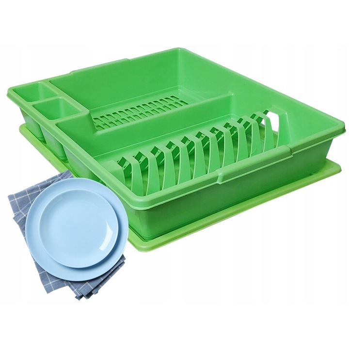 Scurgator vase cu ociecare, Bentom, 43x35x9cm, verde
