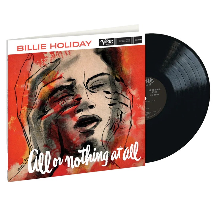 Album vinyl, Billie Holiday, All Or Nothing At All, jazz, 1 disc