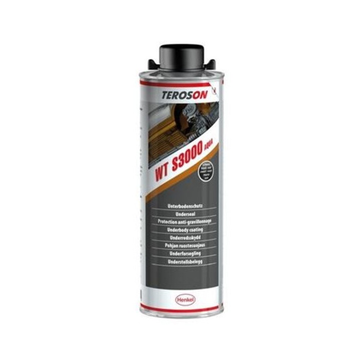Autó külső tisztítószerek, HENKEL, TEROSON WT S3000 AQUA, fekete, 1L